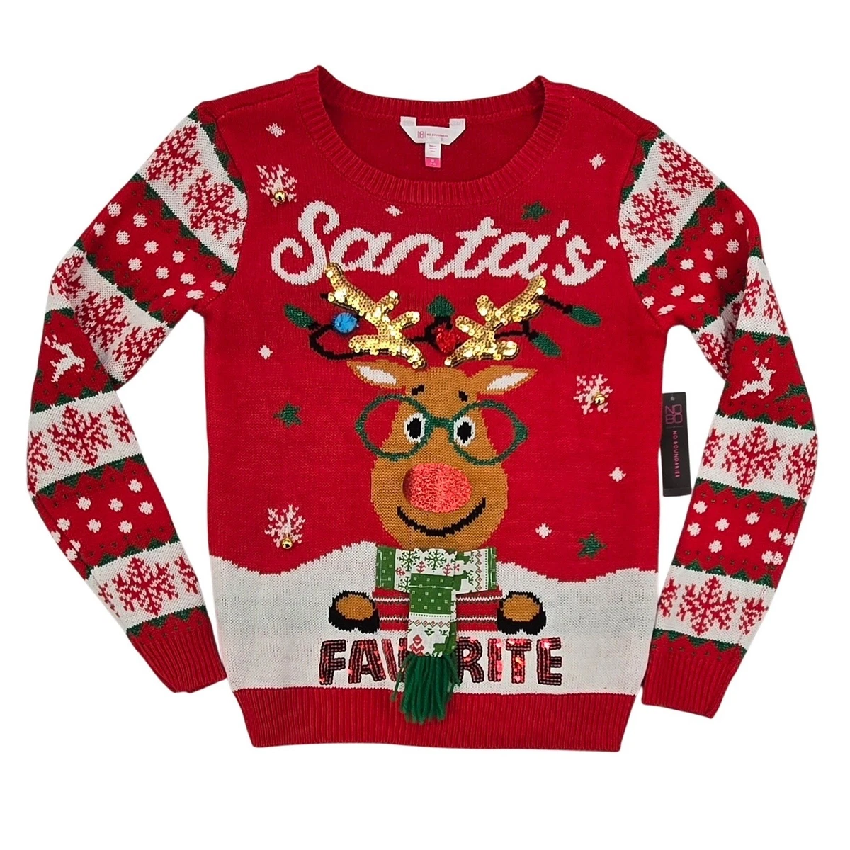 Women`s Ugly Christmas Sweater, Novelty Funny Xmas Jumper With