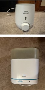 Philips Avent 3-in-1 electric steam Bottle & Parts sterilizer and Bottle Warmer