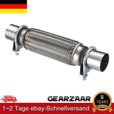 Flexrohr + 2x Schellen 45 x 200/300mm für Opel Astra H Astra J Corsa D Universal