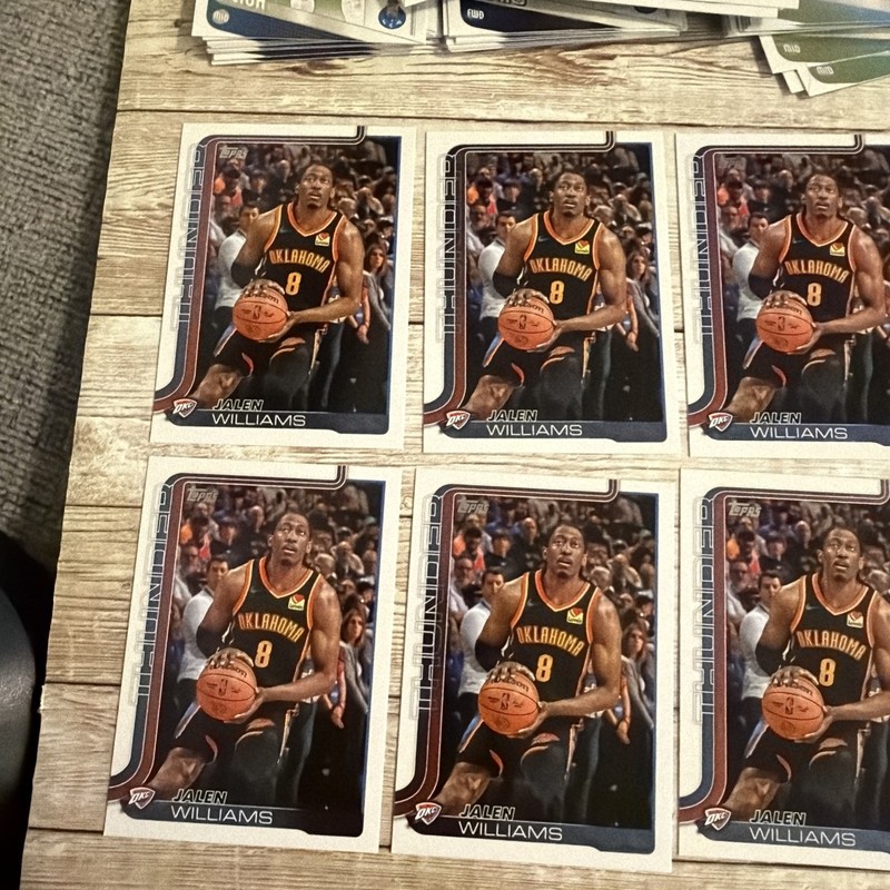 (15) Jalen Williams Lot 2025-26 Topps #116 Oklahoma City Thunder