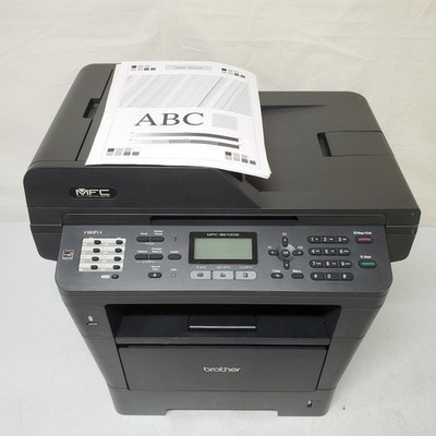 Brother MFC-8910DW Mono Laser Printer 2.6K Pgs LOW USE W/Toner All-In-One Wi-Fi