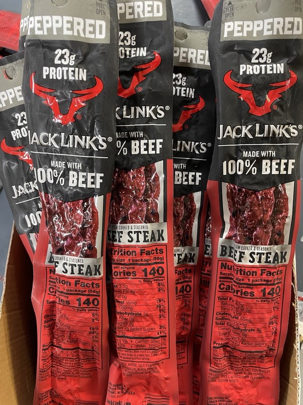 14 Jack Links 2oz Peppered Beef  Steak.