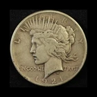 1921-P Peace Silver Dollar High Relief- Free Shipping USA