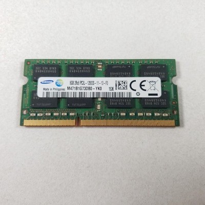Samsung 8GB 2Rx8 PC3L-12800S DDR3 1600Mhz Laptop RAM M471B1G73DB0-YK0