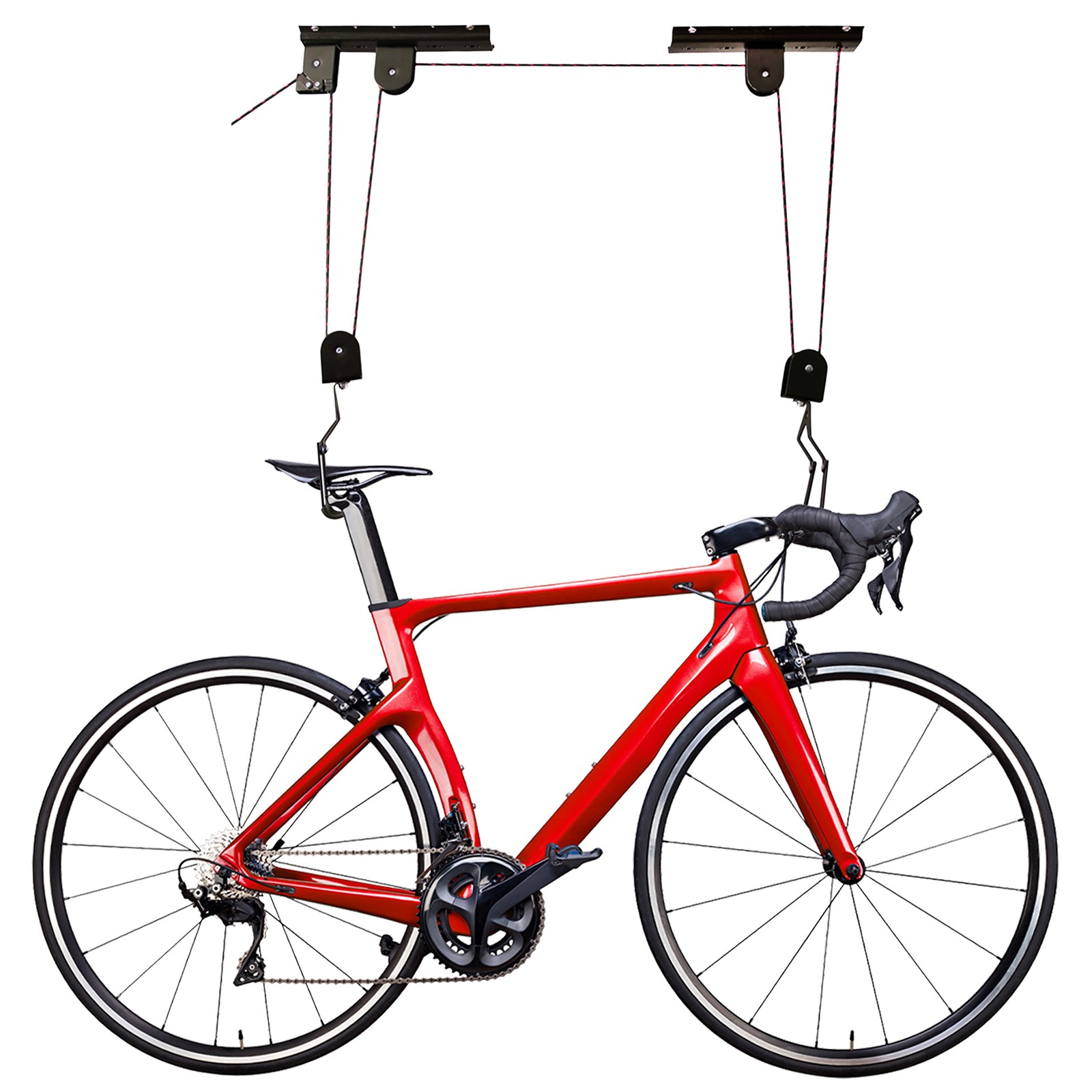Neature Ceiling Bike Rack Garage Hoist - 50lb Indoor Bike Storage Pulley System