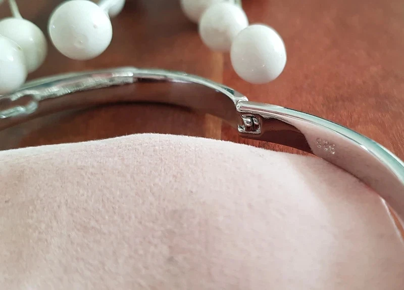 EDLES SCHNALLEN Armband 925 SILBER massiv Armkette GÜRTEL ARMREIF Armzange Ring - Bild 4 von 4