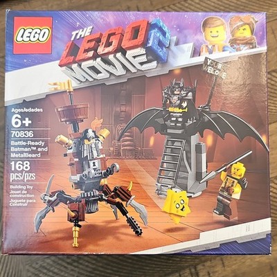 LEGO The LEGO Movie 2 Battle-Ready Batman & MetalBeard 70836 Complete Set 168 P 