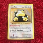 Pokémon TCG Snorlax LV.20 Xy179 Promo Card Holo Rare Black Star