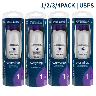 #ad 1 4PACK ΕVΕRYDROP ΕDR1RXD1 Refrigerator ICE Wate Filter 1 Replacement White US $17.69