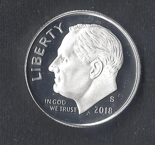 2018 S Silver Proof Roosevelt Dime - 90% Silver