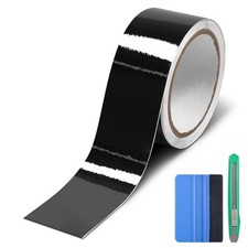2" x 30 Ft High Gloss Vinyl Tape for Black Out Chrome Delete Window Trim