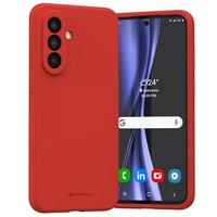 Mercury Silicone SilikonhüLle FüR Samsung Galaxy A36, Rot