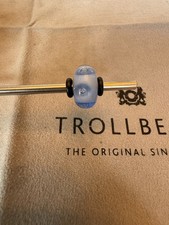 Genuine Trollbeads Unique pale blue Bubbles bead