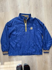 Vintage Rennoc West Islip NY Blue Windbreaker Jacket Size XL Made In USA
