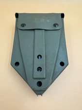 Military tri-fold shovel with army green case