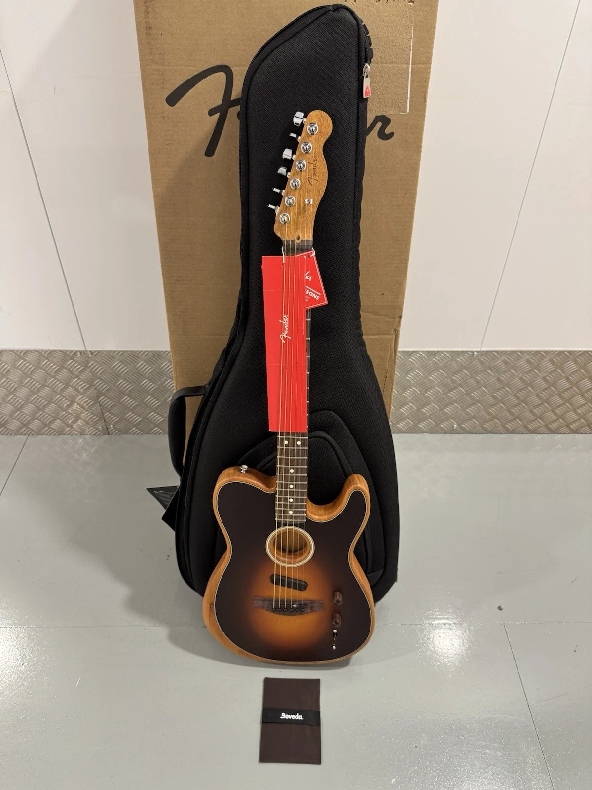Fender Acoustasonic Player Telecaster Shadow Burst Guitar Brand New In Box
