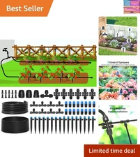 Efficient 230FT Drip Irrigation System Kit - Ensures Optimal Water Distribution