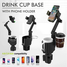 Universal Multifunction Car Cup Holder 360Degree Adjustable Cellphone MountStand