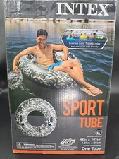 Intex Inflatable Sport Tube Camouflage 42" x 10.5" Connect N Float System