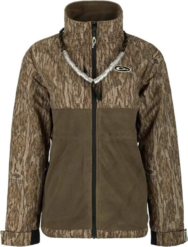 Chaqueta DRAKE Impermeable Mujer Eqwaderplus Cremallera Completa - Mediana, Patrón Roble Mossy Foto 3 de 4