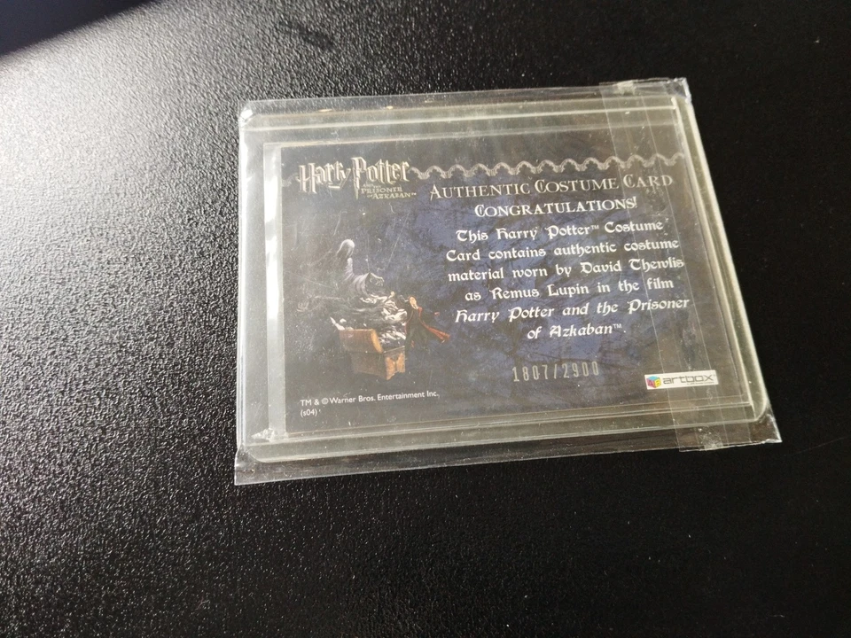 Remus Lupin Costume Card Prisoner Of Akzkaban (David Thewlis) RARE Mint  - Image 4 of 4