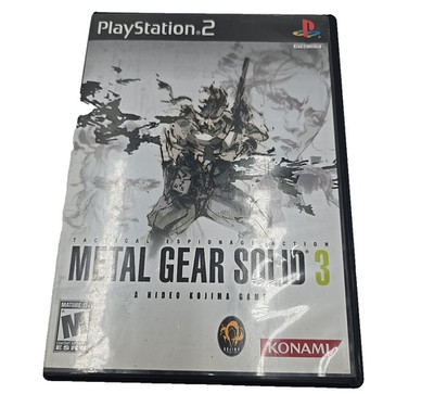 Metal Gear Solid 3 (Sony PlayStation 2, 2006) PS2 Complete