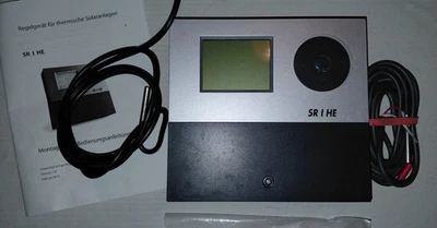 Solar Regelung SR I HE  mit 2 Fühler PT1000, ausgebaut 05.26. gebraucht noch OK - Bild 1 von 2