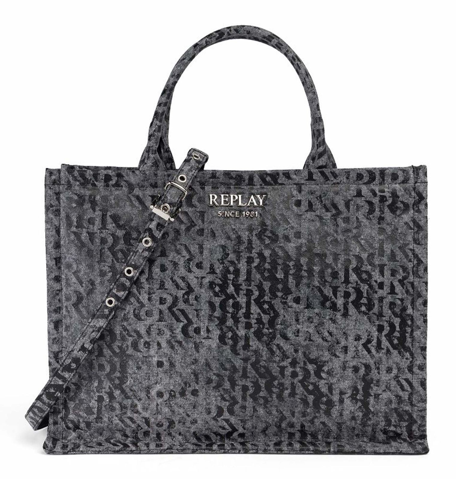 REPLAY shoulder bag Shoulder Bag Washed Black