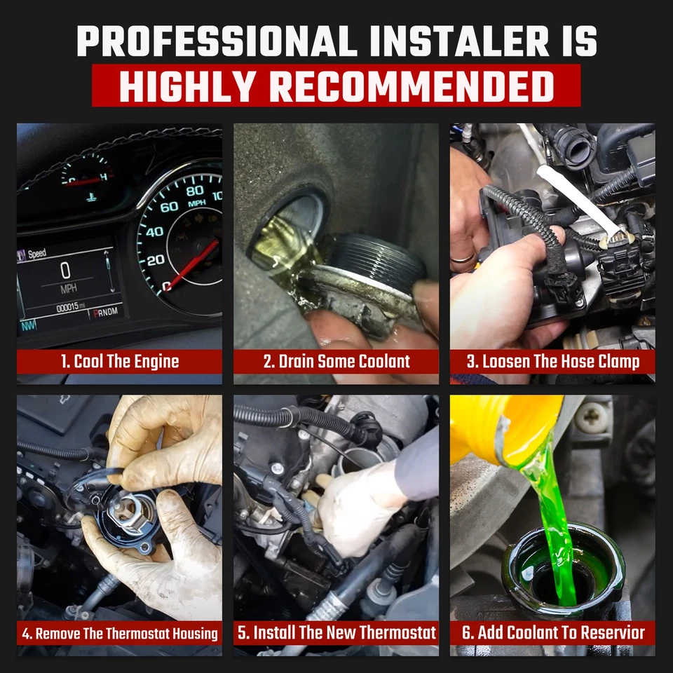 Conjunto de carcasa de termostato de aluminio para 07-12 Dodge Caliber 07-17 Jeep Compass Foto 3 de 4