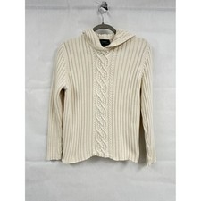 Lauren Ralph Lauren PM Fisherman Capsule Cable Knit Sweater Preppy Cozy Tennis