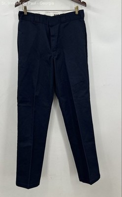 Dickies Navy Blue Twill 874 Original Fit Chino Pants Men's 33 Great