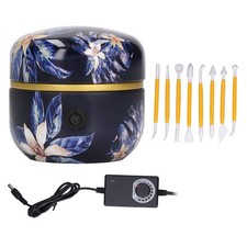 (UK Plug) Mini Pottery Wheel Machine Easy To Use Stepless Speed