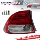 Tail Light Assembly Rear Driver Side W/ Bulb For Honda Civic 2009-2011 Halogen