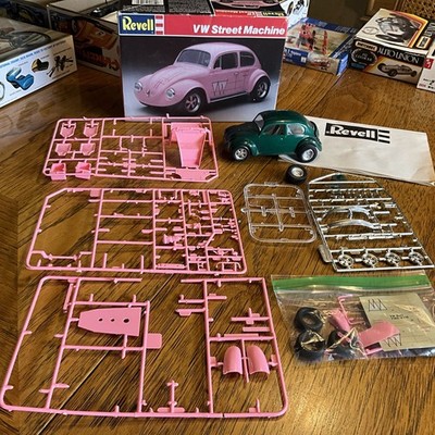 Vw Model Kit 1987 Revell Model Kit Volkswagen VW Beetle Built Revell Street Machine ...