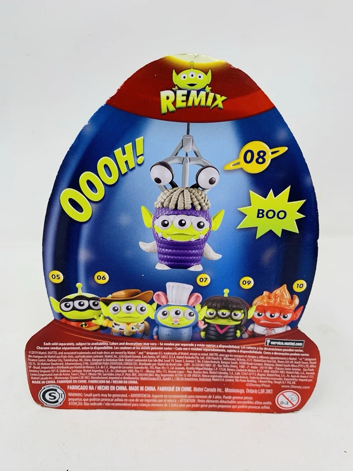 Pixar Alien Remix 08 Boo from Monsters Inc Rocket/Claw Machine Style Single Pack - Imagem 2 de 2
