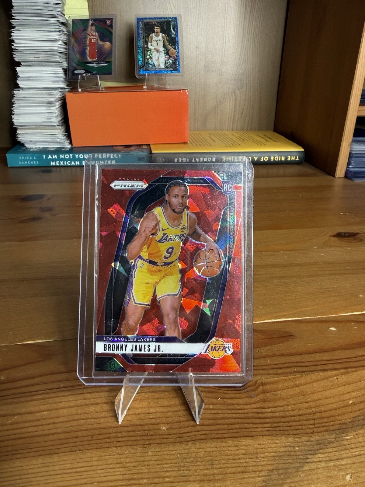 2024-25 Panini Prizm - Bronny James #243 Red Ice Prizm (RC)