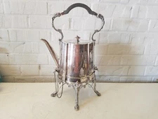 Antique Sheffield Richard Richardson English Silver Plate Tilting Teapot