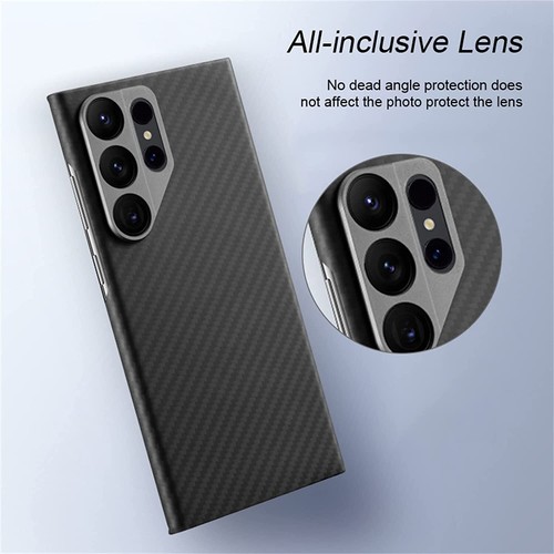 For Magsafe Case Aramid Carbon Fiber Case for Samsung Galaxy S24 Ultra/S24/S24+ - Picture 17 of 21