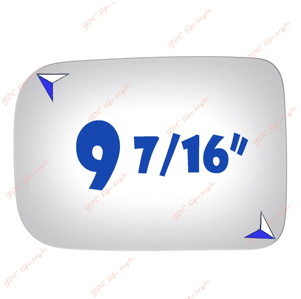 NUEVO ajuste Dodge Chrysler SUV camioneta lado izquierdo/derecho plano manual espejo vidrio #2251 Foto 2 de 4