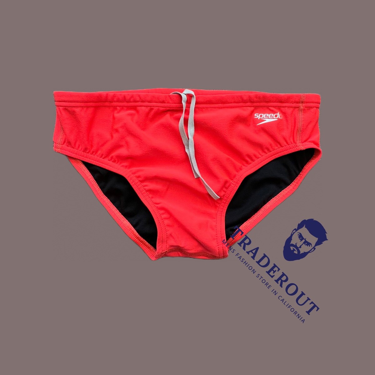 Speedo 競パン ポロパン Sサイズ 赤 speedo（スピード） メンズ 競泳水着 練習用 ショートボックス Vパン