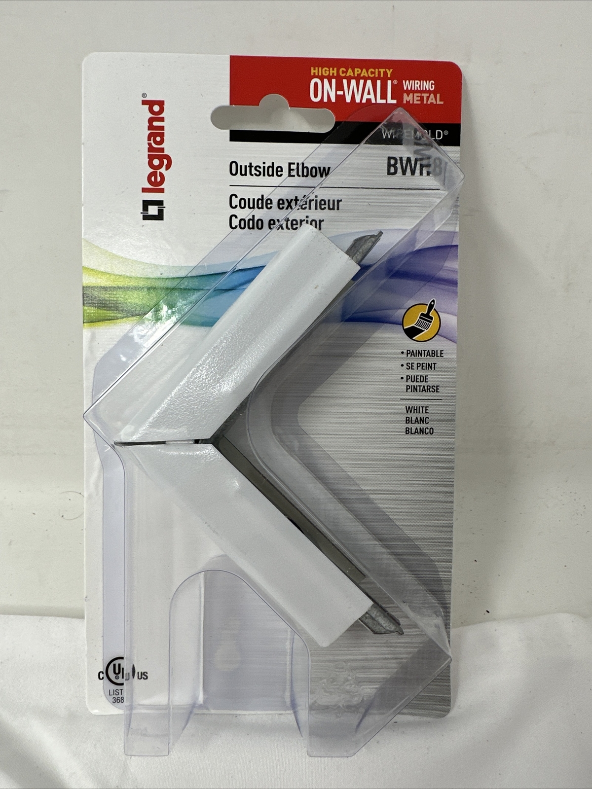 Legrand Wiremold 700 Series BWH8 Raceway Outside Elbow White (5pack