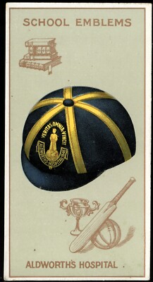 Tabakkarte, Carreras, Schulembleme, P20, XLarge, 1929, Blaumantel lesen, #11