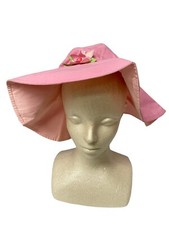 Gymboree Pink Childs Hat Chin Bonjour Provence Summer Safari Strawberry Indian