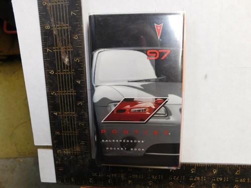 1997 PONTIAC SALESMAN POCKET BOOK