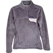 Patagonia Re-Tool 1/4 Snap Pullover Fleece Sweatshirt Purple Women  s XS