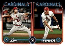 2024 Topps Update #US189 Kyle Leahy Chris Roycroft Cardinals Rookie Card RC