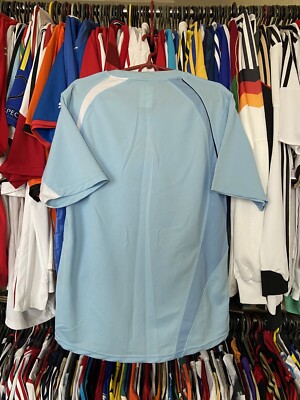 MANCHESTER CITY 2008 2009 HOME FOOTBALL SHIRT SOCCER JERSEY LE COQ