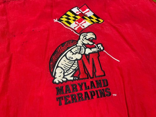 Vintage TERRAPINS University of MARYLAND STARTER Jacket Terps Large RARE COLORS! - Picture 6 of 8