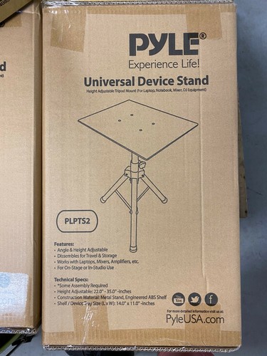 Pyle Pro Plpts2 Pro Dj Tripod Adjustable Notebook Computer Stand ...