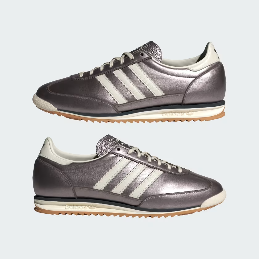 Adidas Originals SL 72 Silver Off White Aurora Black Womans 5